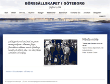 Tablet Screenshot of borssallskapet.se